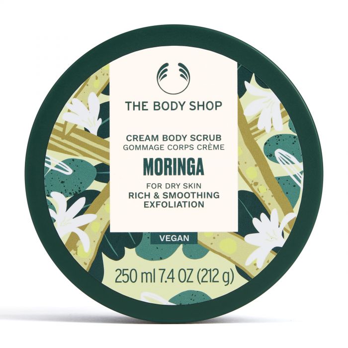 The Body Shop Moringa  wegański peeling do ciała Moringa, 250 ml
