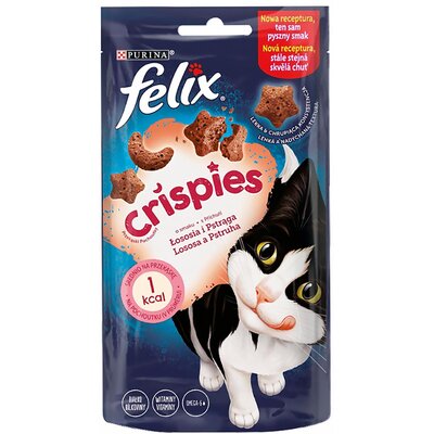 Przysmak dla kota FELIX Crispies Łosoś i pstrąg 45 g
