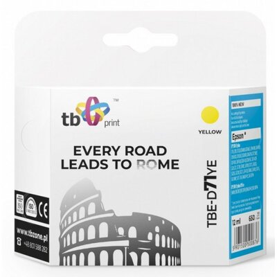 Tusz TB PRINT do Epson 71 Żółty 12 ml TBE-D71YE