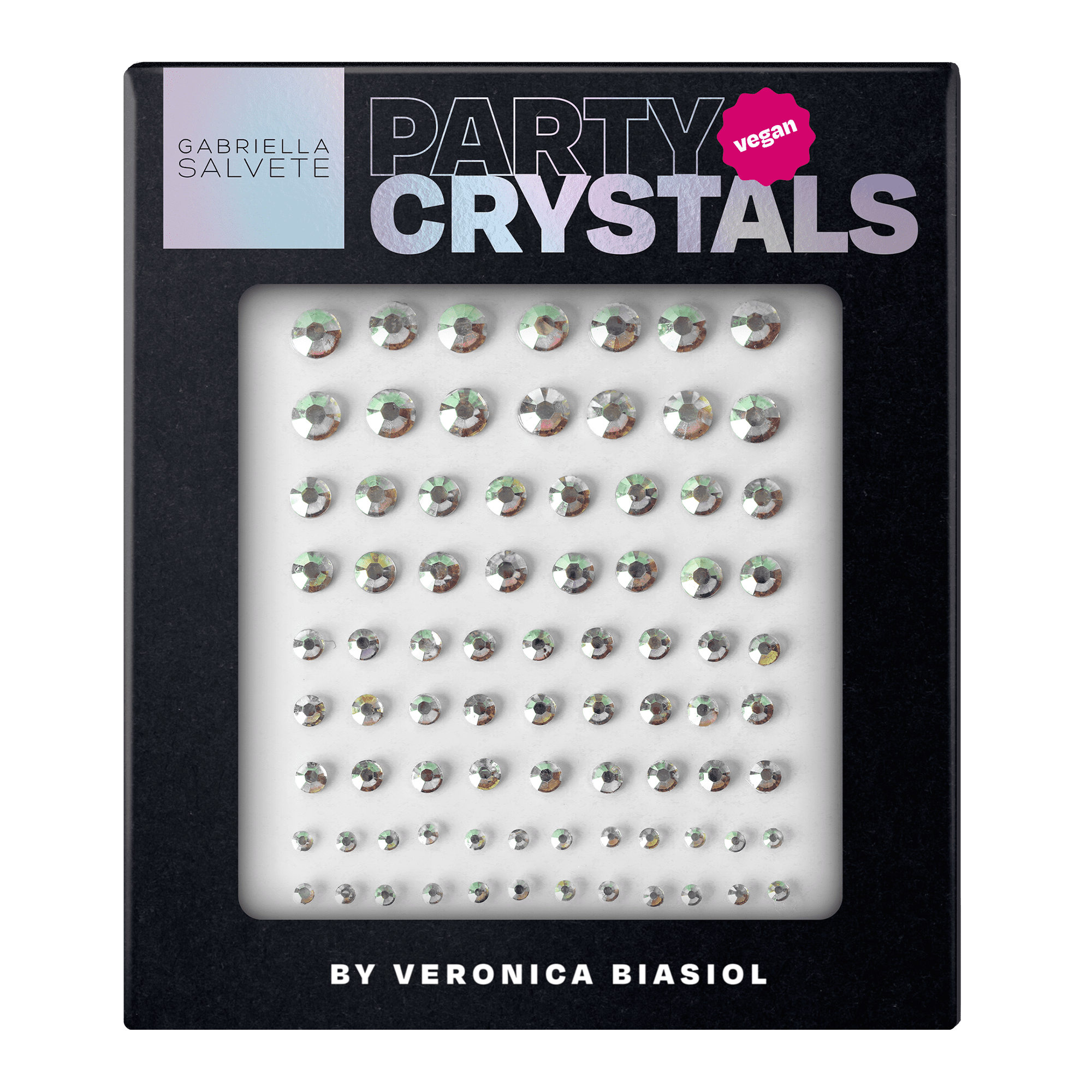 Gabriella Salvete Party Crystals ozdobne kryształki do twarzy i ciała, 1 opak.