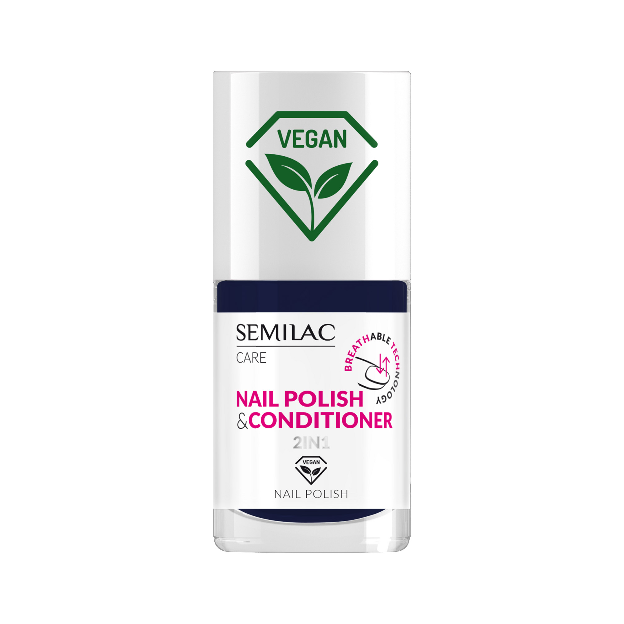 Semilac Vegan klasyczny lakier do paznokci z odżywką 039, 7 ml