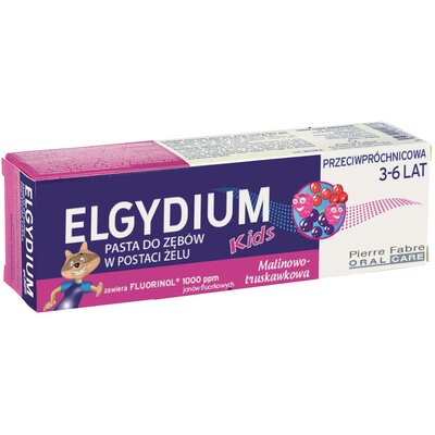 Pasta do zębów ELGYDIUM Kids Malinowo-truskawkowa 50 ml