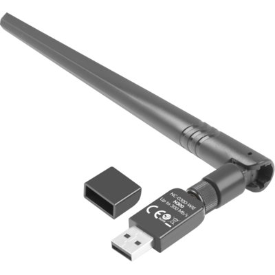Karta sieciowa LANBERG NC-0300-WIE USB-A, Zewnętrzna, 2.4 GHz