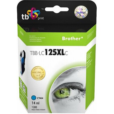 Tusz TB PRINT do Brother LC-125XL Błękitny 14 ml TBB-LC125XLC