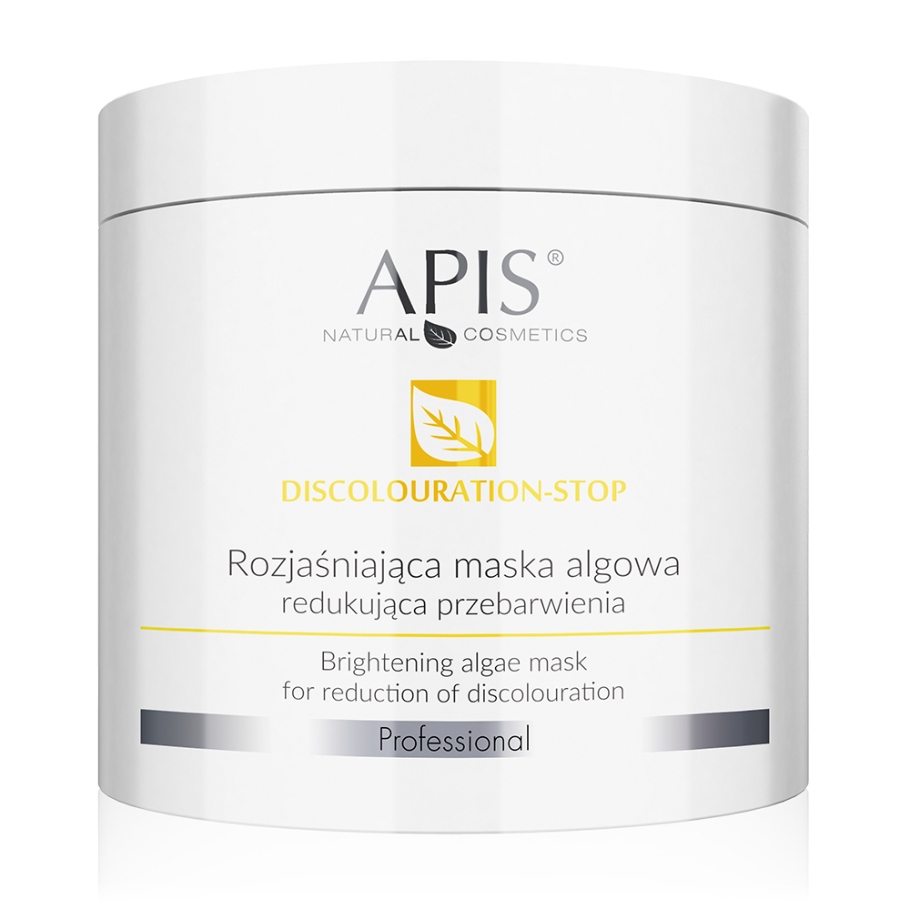 Apis Discolouration-Stop maska algowa rozjaśniająca przebarwienia do twarzy, 200 g