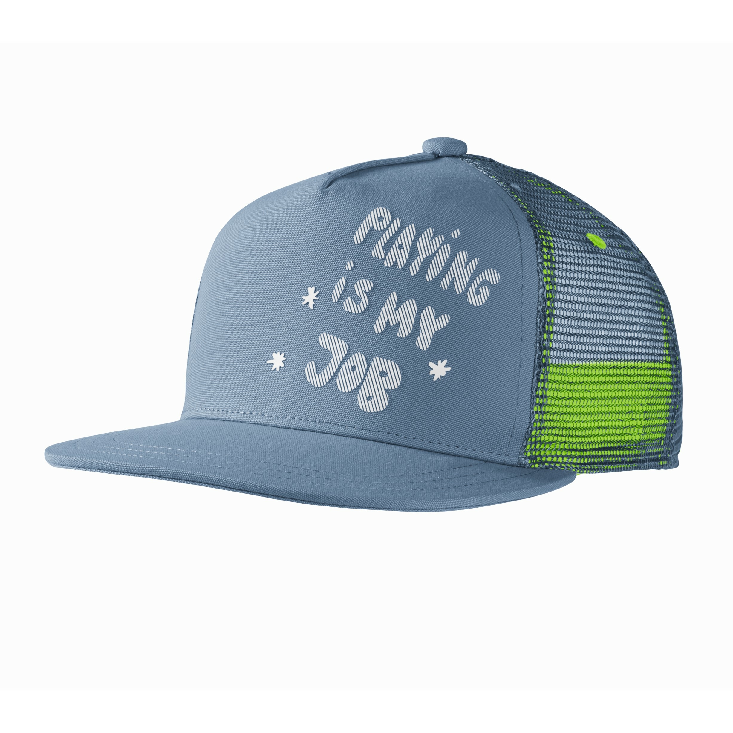 Czapka z daszkiem dla dzieci Jack Wolfskin RIB CAP K elemental blue - M
