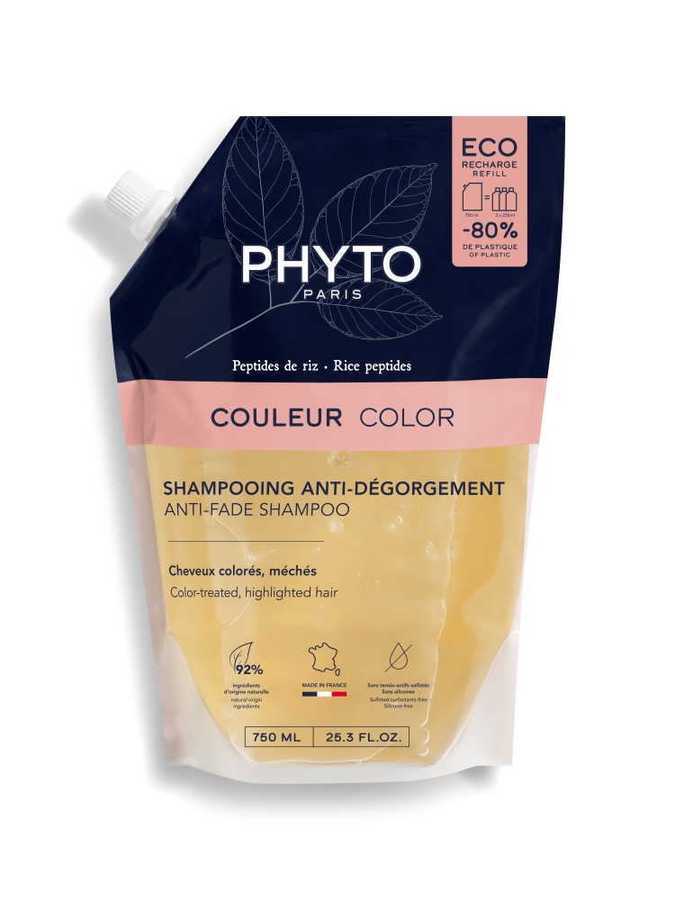 Phyto Paris Color zapas szamponu chroniącego kolor włosów farbowanych, 750 ml