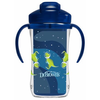 Kubek DR BROWN'S Ze słomką Niebieski