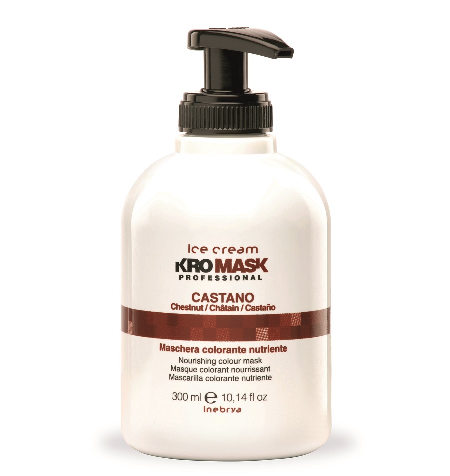 Inebrya Kromask Professional maska do włosów Kasztanowy, 300 ml