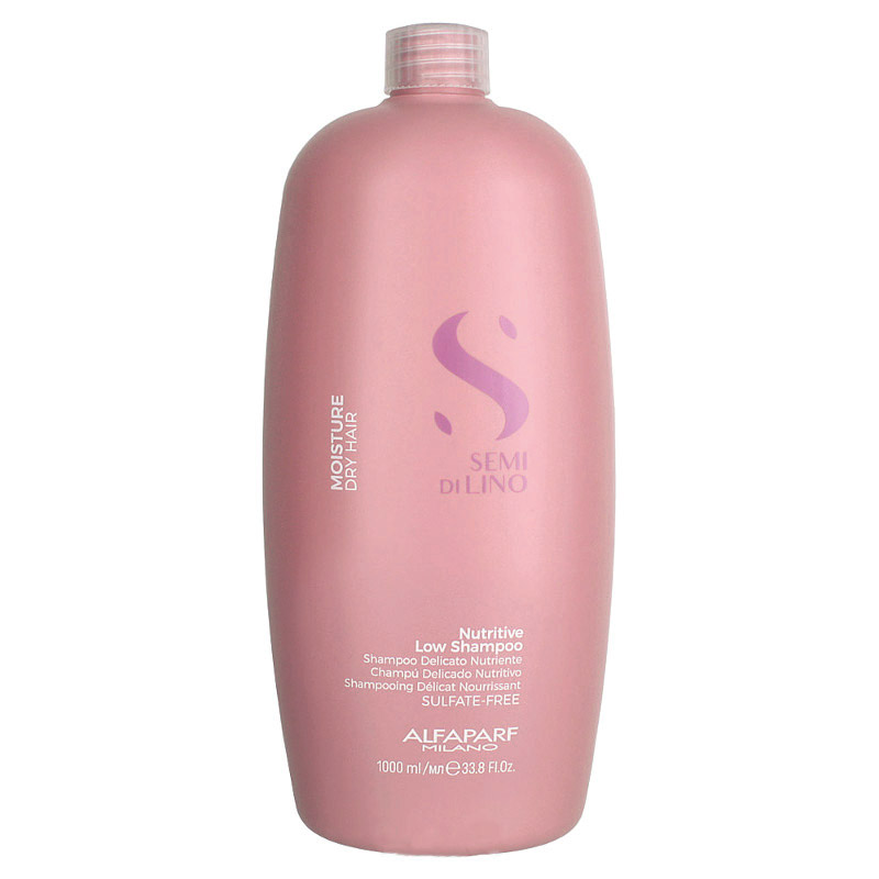 Alfaparf Semi Di Lino Moisture Nutritive nawilżający szampon niskopieniący do włosów, 1000 ml