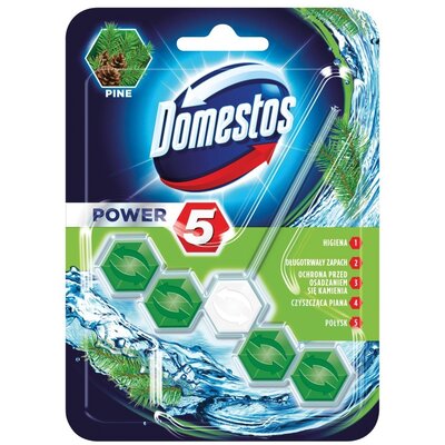 Kostka do WC DOMESTOS Power 5 Pine 55g