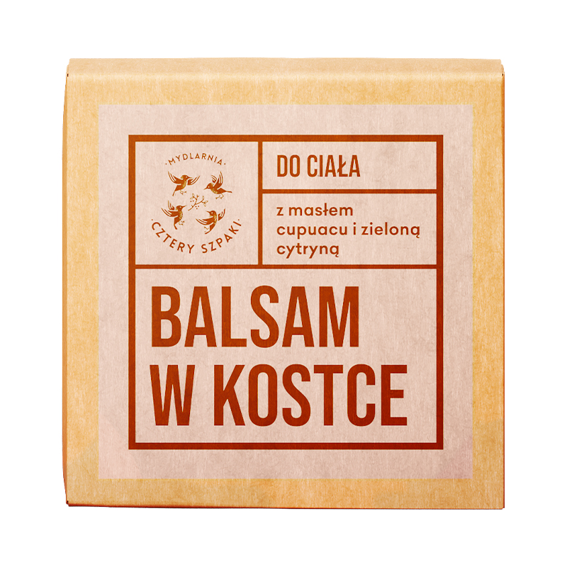 Mydlarnia Cztery Szpaki balsam do ciała w kostce, 55 g