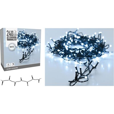 Lampki choinkowe CHRISTMAS DECORATION 809993 240 LED Sieciowe 21 m Zielony