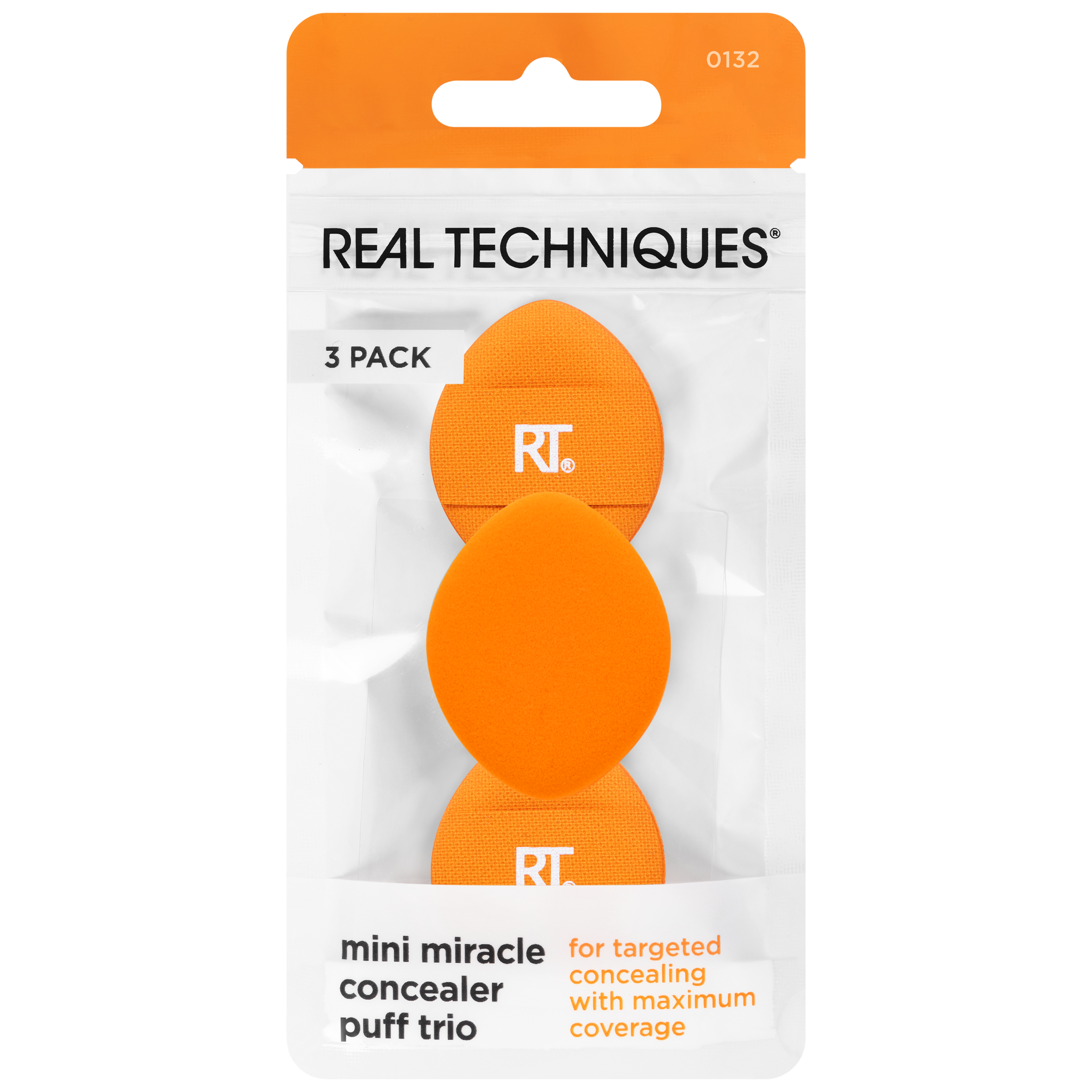 Real Techniques Mini Concealer Puff Trio zestaw małych puszków do makijażu, 3 szt./1 opak.