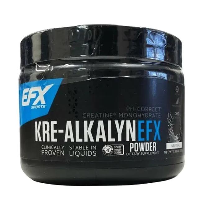 EFX Sports Kre-Alkalyn suplement diety kreatyna, Bezsmakowa, 100 g