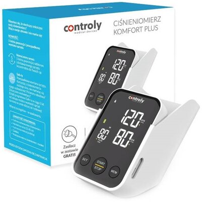 Ciśnieniomierz CONTROLY Komfort Plus Biało-czarny