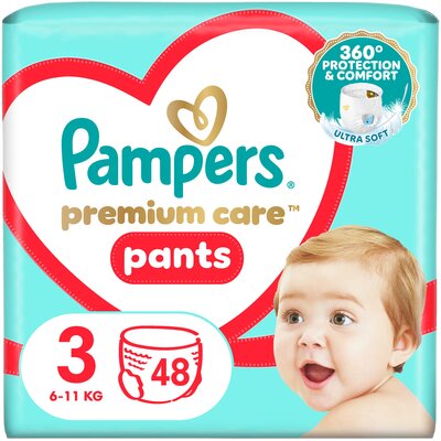 Pieluchomajtki PAMPERS Premium Care Pants 3 (48 szt.)