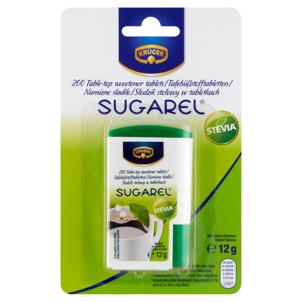 Krüger Sugarel Stewia w tabletkach, 12 g