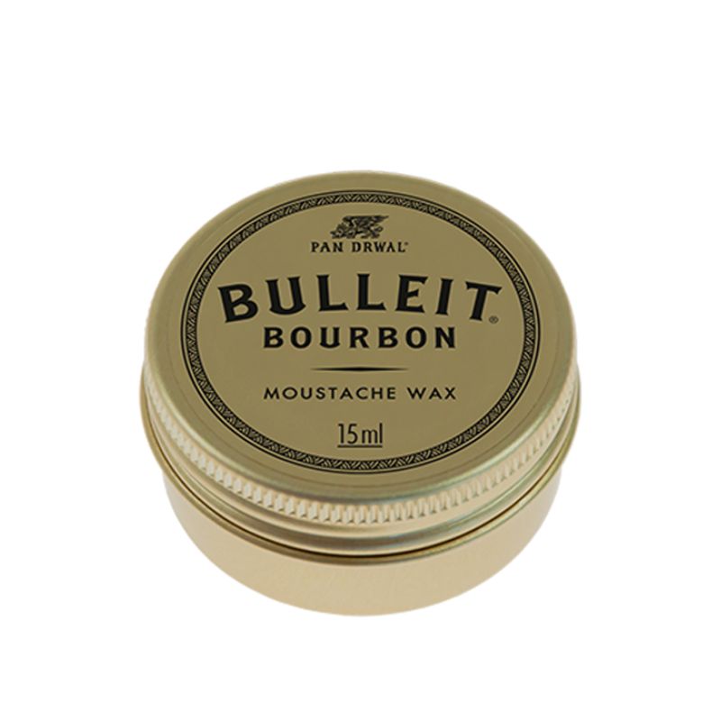 Pan Drwal Bulleit Bourbon wosk do wąsów, 15 ml