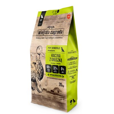 Karma dla psa WIEJSKA ZAGRODA Kaczka z gruszką L 20 kg