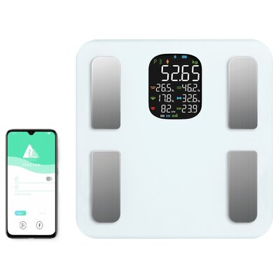 Waga łazienkowa OROMED Oro-Bluetooth H Smart Biały