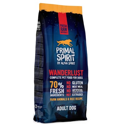Karma dla psa półwilgotna PRIMAL SPIRIT Wanderlust Kurczak 12 kg