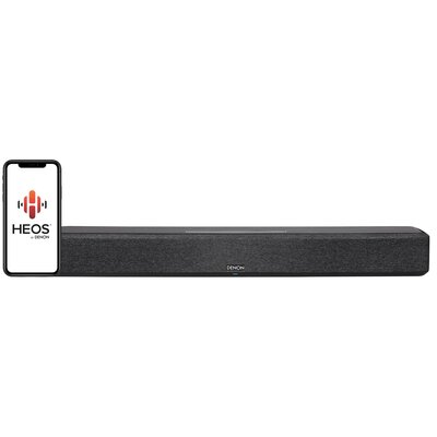 Soundbar DENON Home 550 Czarny 2.0-kanałowy, HDMI eARC,  BT, AirPlay2, Multiroom HEOS, Dolby Atmos, DTS:X, Hi-Res Audio