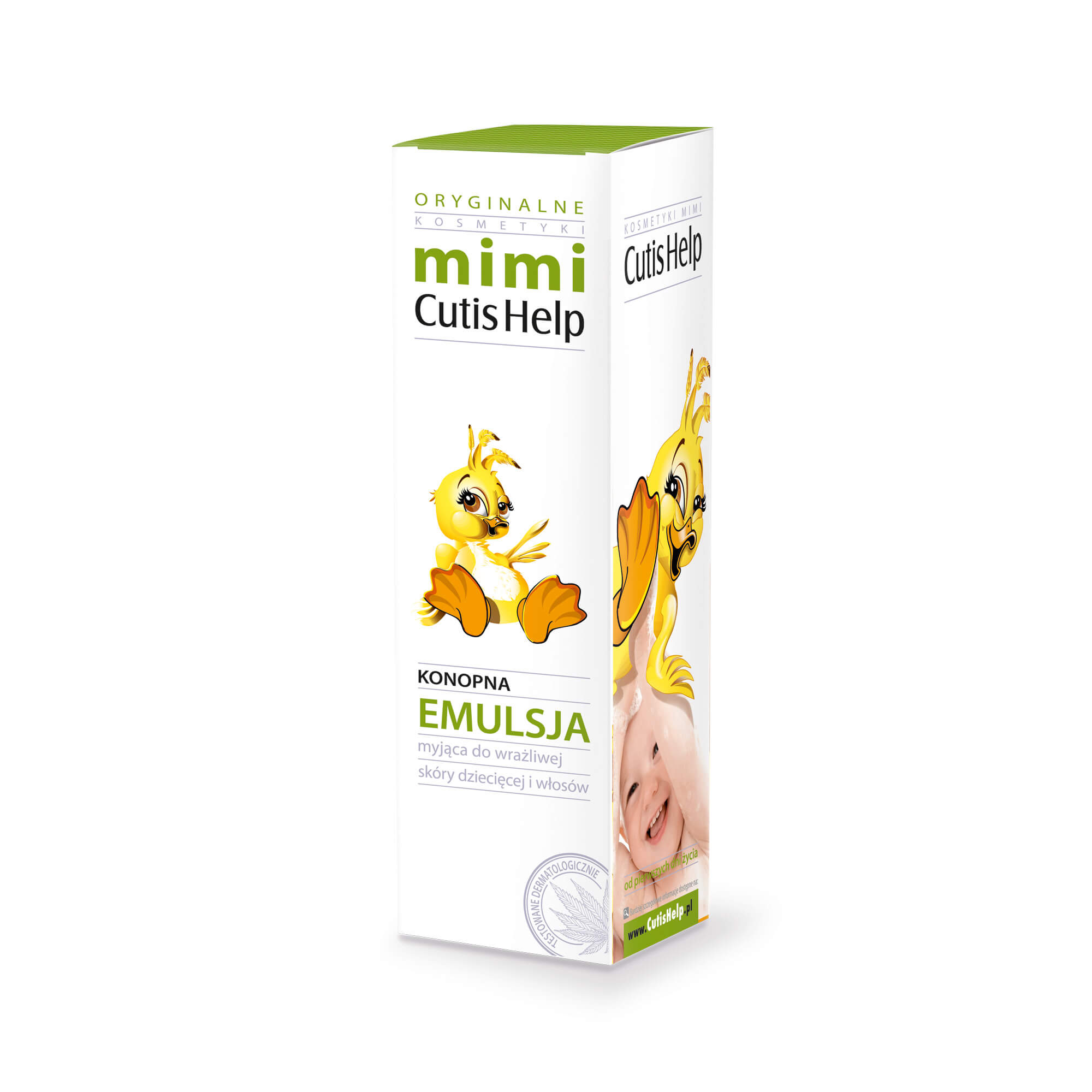 CutisHelp Mimi, emulsja do mycia włosów i ciała, 200 ml