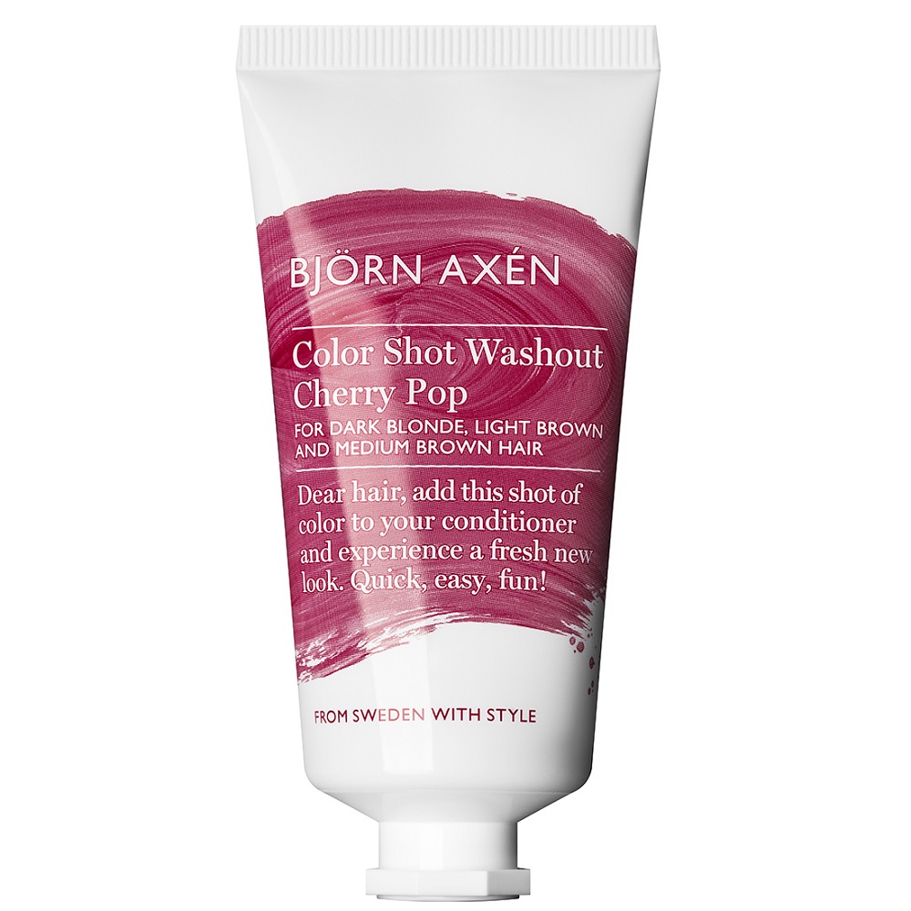 Björn Axén Color Shot Washout zmywalna farba do włosów Cherry Pop, 50 ml