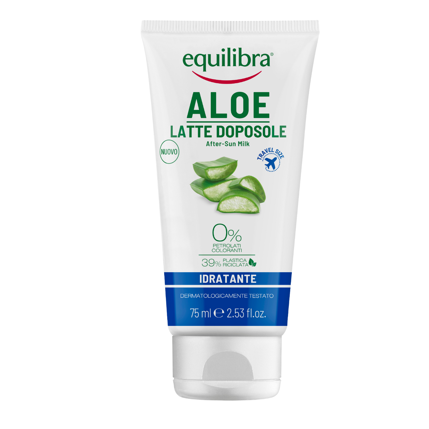 Equilibra Aloe mleczko po opalaniu - nawilżenie i ukojenie, 75 ml