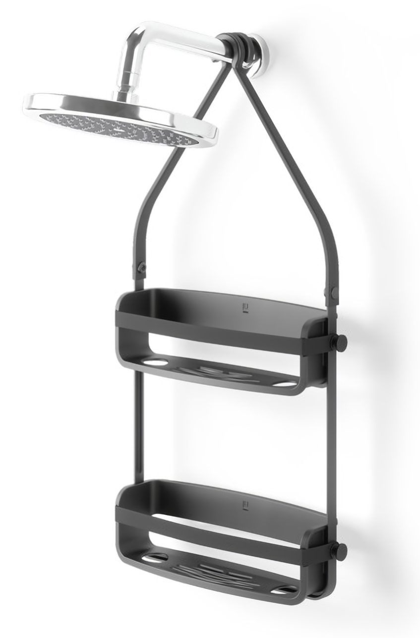 Umbra - Organizer pod prysznic Flex Czarny