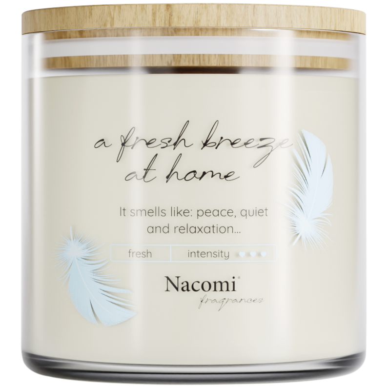 Nacomi Fresh Breeze At Home świeca zapachowa, 450 g