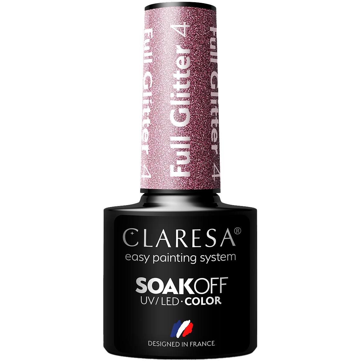Claresa Full Glitter lakier hybrydowy do paznokci 4, 5 g