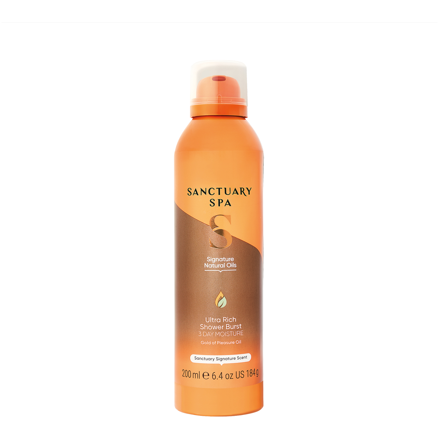 Sanctuary Spa Signature Natural kremowa pianka do kąpieli pod prysznic, 200 ml