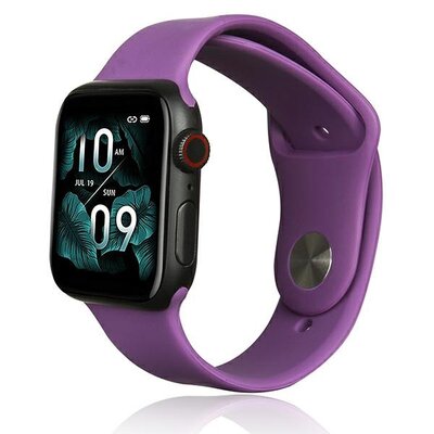 Pasek BELINE Silicone do Apple Watch 2/3/4/5/6/7/8/SE/SE 2/Ultra do koperty 42/44/45/49mm Fioletowy
