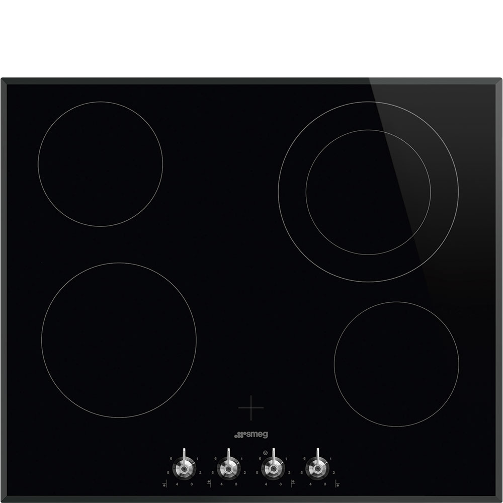 Smeg - Płyta ceramiczna SE364ETBM Classica Czarna