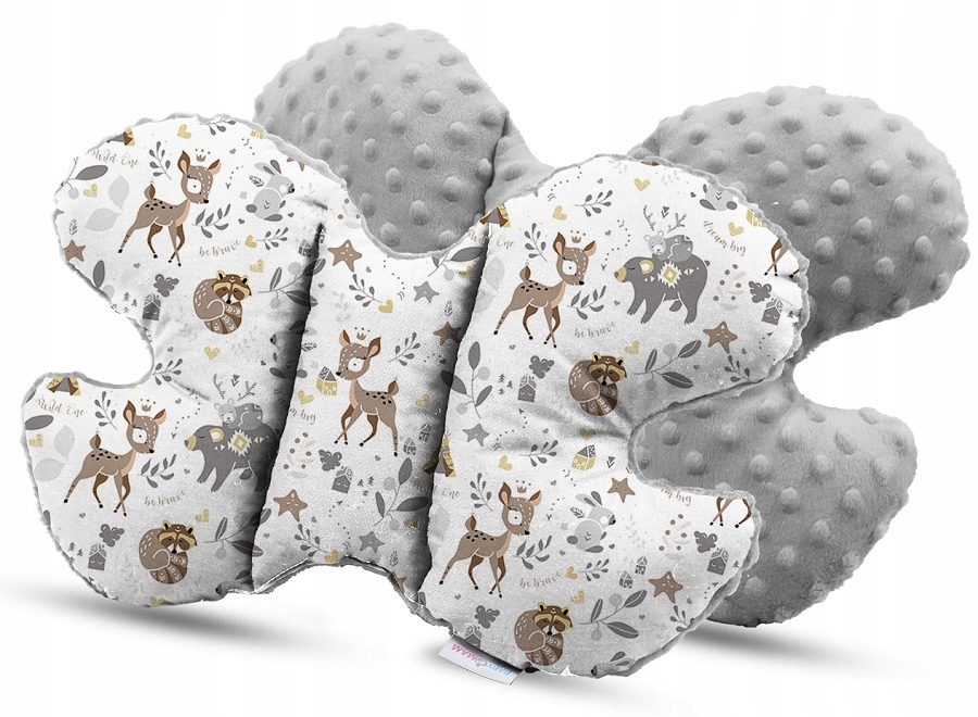 PODUSZKA PODRÓŻNA ANTYWSTRZĄSOWA MOTYLEK MINKY