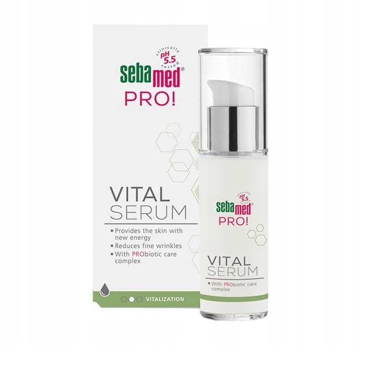 Sebamed PRO! Vitalization energetyzujące serum do twarzy, 30 ml
