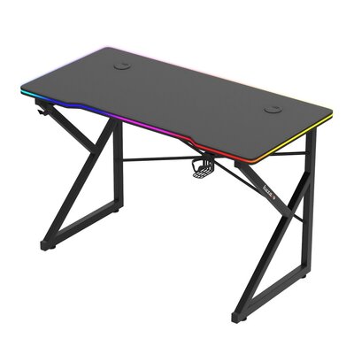 Biurko gamingowe HUZARO Hero 1.7 RGB Czarny