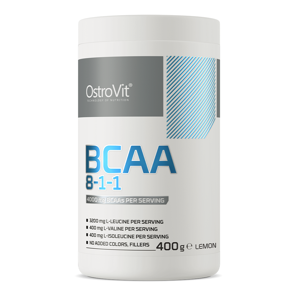 OstroVit BCAA 8-1-1 400 g o smaku cytrynowym