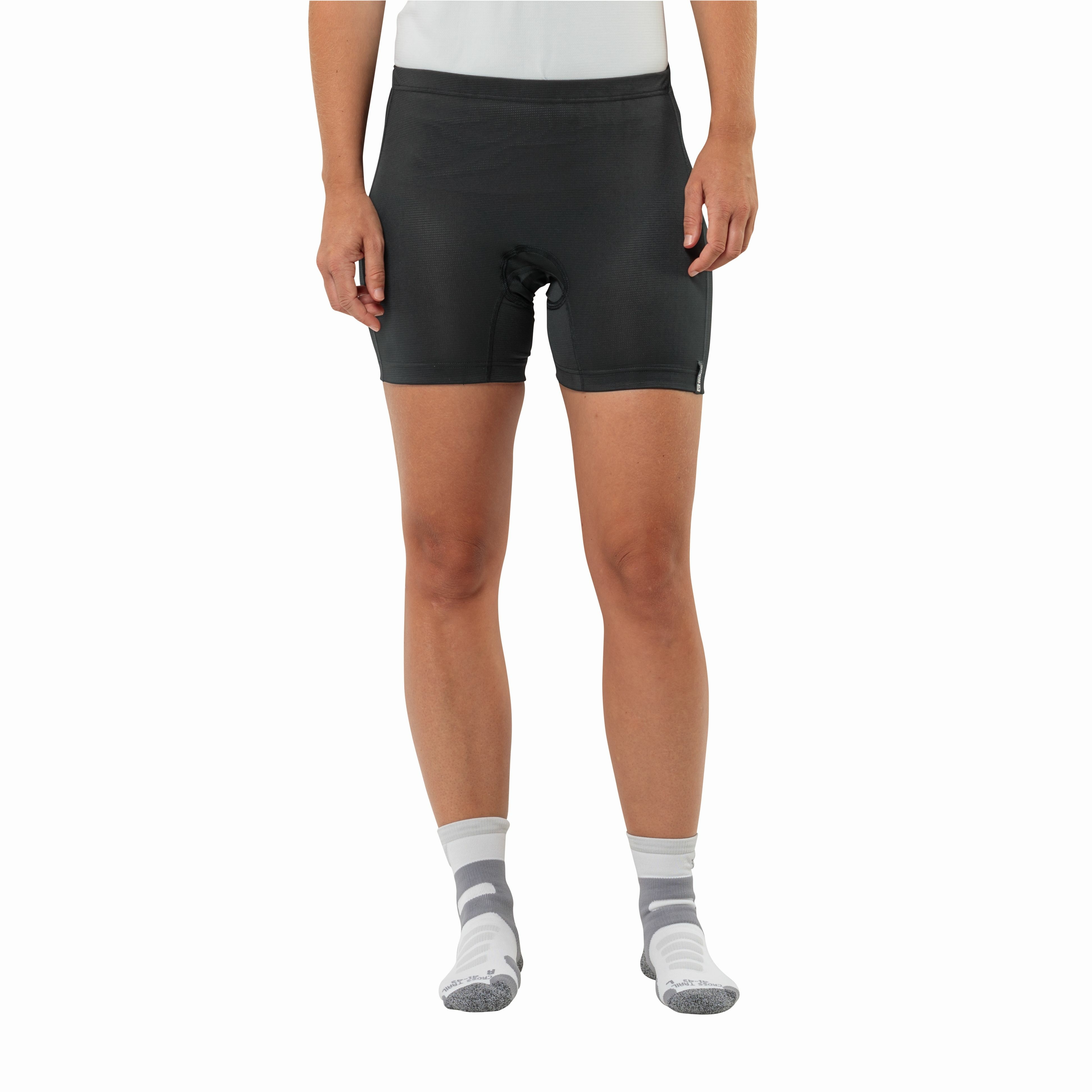 Damskie bokserki rowerowe Jack Wolfskin GRAVEX PADDED BOXER W black - L
