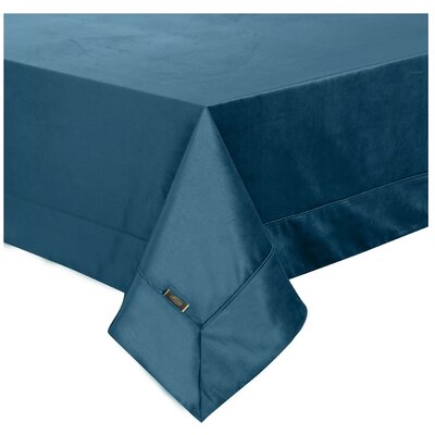 Obrus EUROFIRANY Velvet 145 x 350 cm Granatowy