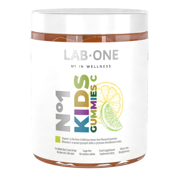 Lab One N°1 Kids Gummies C suplement diety o smaku cytrynowo-limonkowym w formie żelków, 60 szt./1 opak.