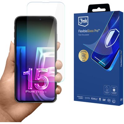 Szkło hybrydowe 3MK FlexibleGlass Pro do Apple iPhone 15