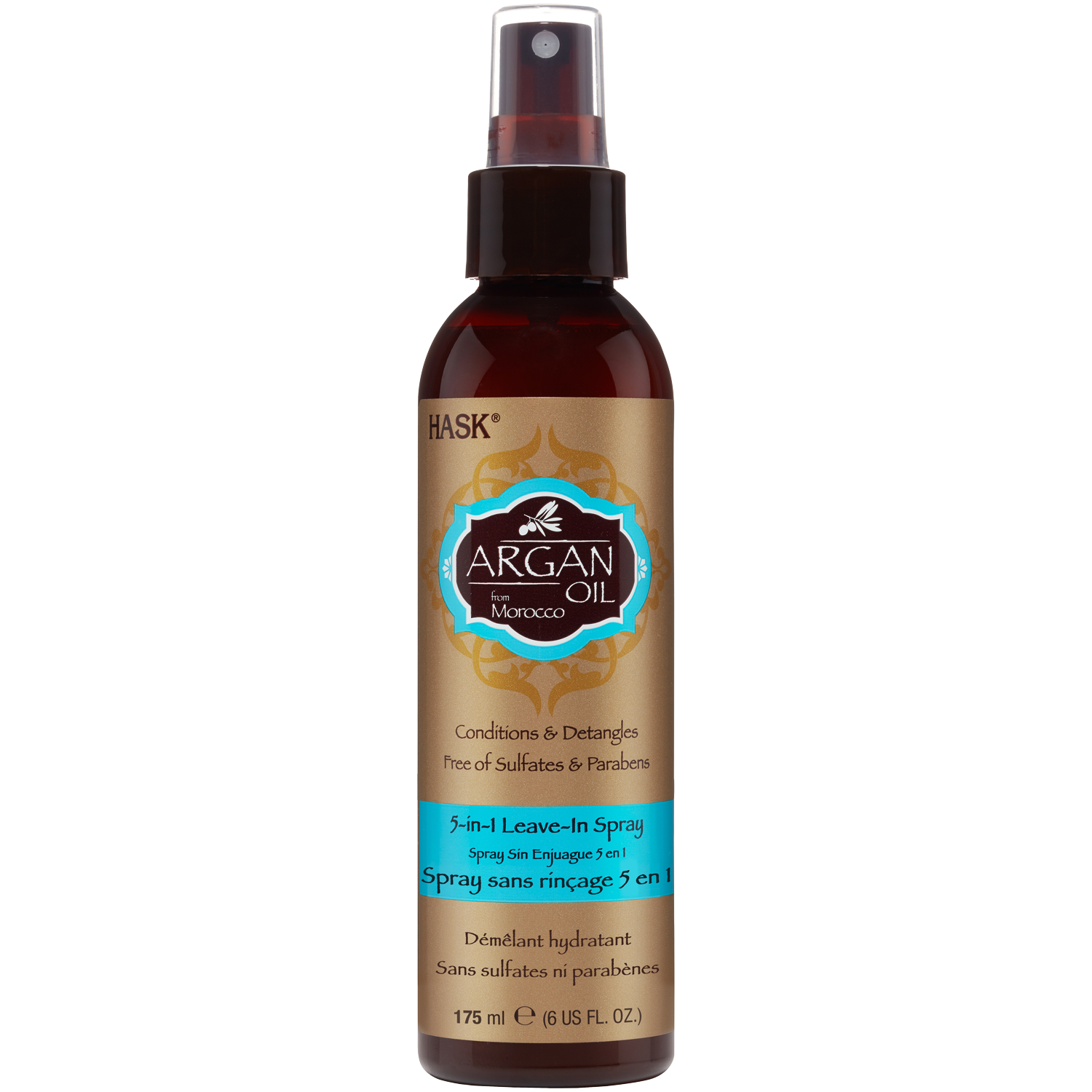 Hask Argan Oil wygładzająca odżywka do włosów w sprayu, 175 ml