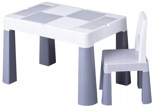 TEGA STOLIK MULTIFUN + KRZESEŁKO + PLANSZA DO LEGO