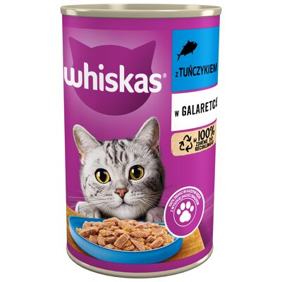 Karma dla kota WHISKAS Tuńczyk w galaretce 400 g
