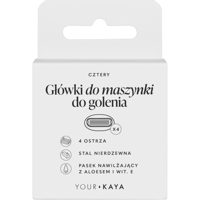 Your Kaya ostrza do golenia całego ciała, 4 szt./1 opak.