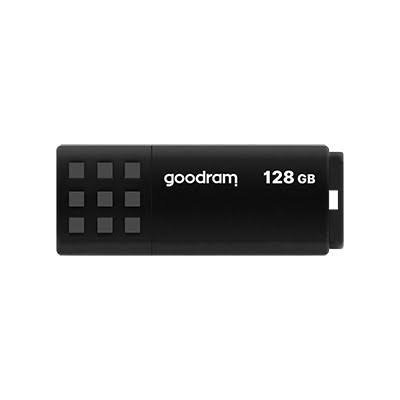 Pendrive GOODRAM UME3 128GB, USB 3.2 Gen. 1 (USB 3.0), Odczyt 60 Mb/s, Zapis 20 Mb/s Czarny