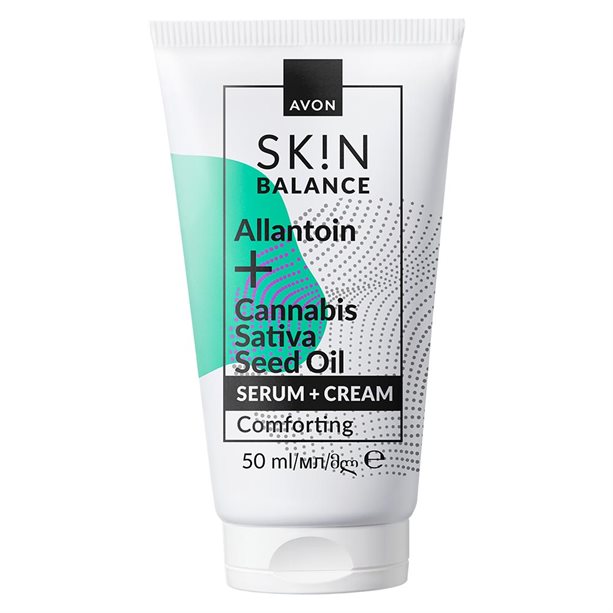 Avon SKIN BALANCE przywracające równowagę serum i krem do twarzy 2w1, 50 ml